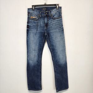 Rank 45 Mens Slim Straight Jeans Size 30x32 Medium Wash Yuma Stretch Modern